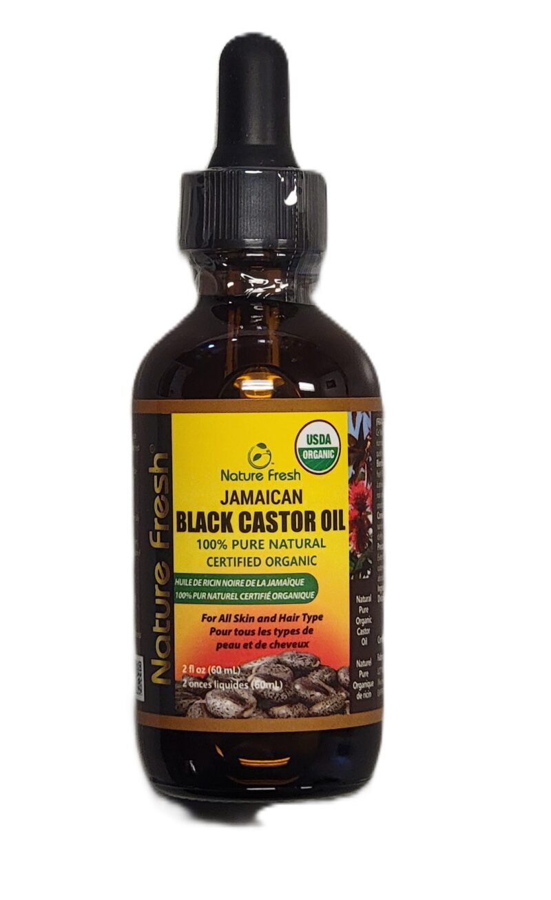 Nature Fresh #010 Organic 100% Pure Black Castor Oil 2oz / 60ml