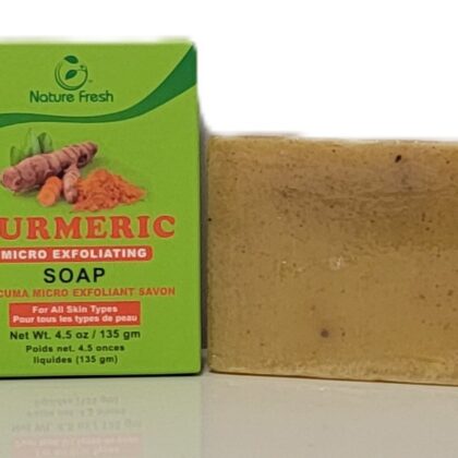 Nature Fresh #860 Turmeric Micro Exfoliating Soap 4.50oz / 135g (48 Pcs/Carton)
