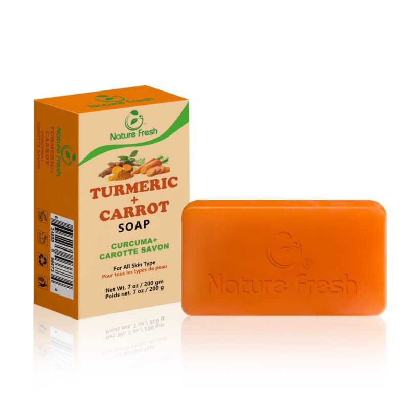 Nature Fresh #734 Turmeric+Carrot Soap 7oz / 200g